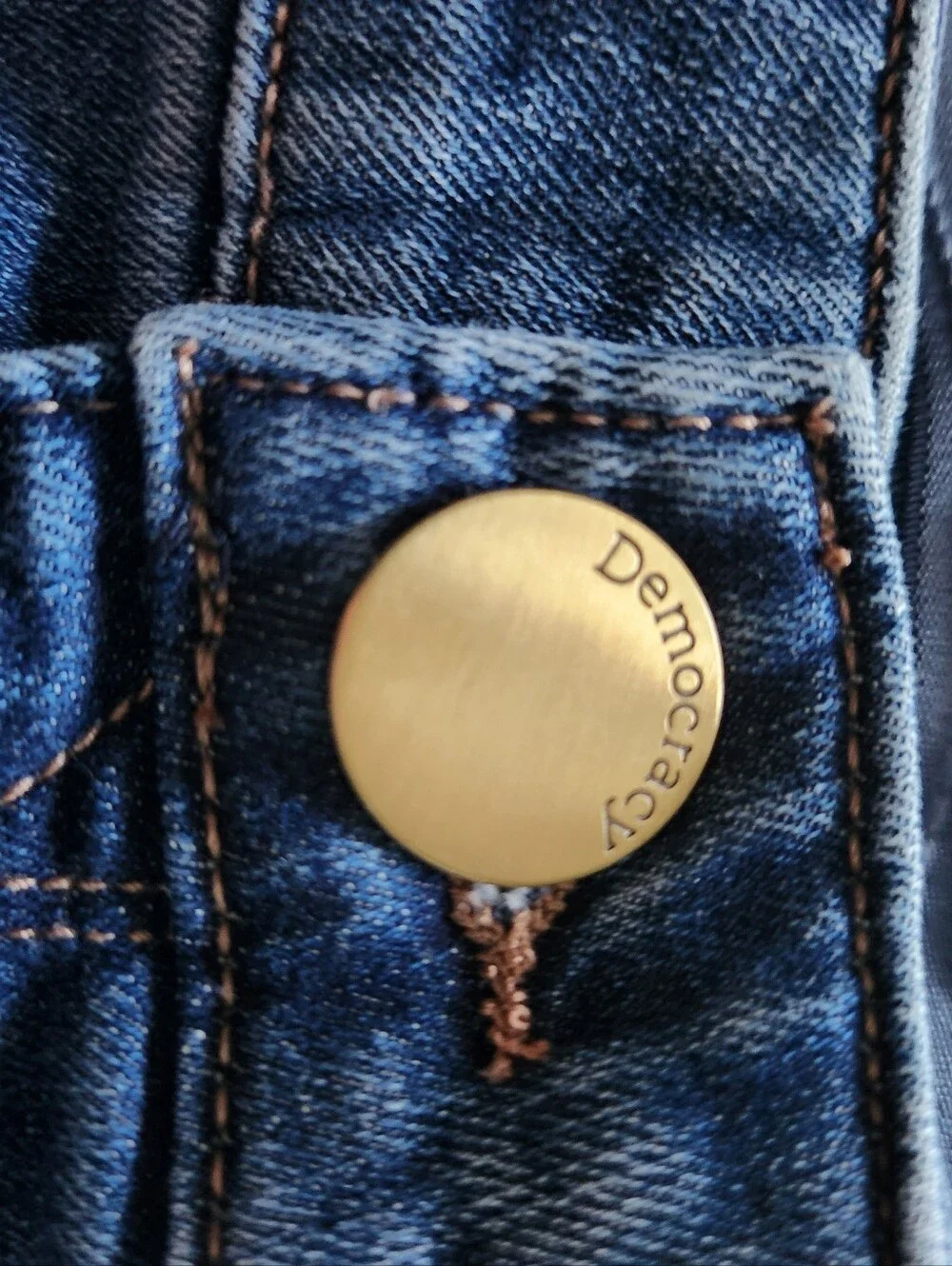 Democracy Long Burmuda  Blue Denim Shorts SIZE 12